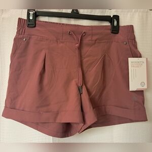 Mondetta Women's Rose Drawstring Athletic Shorts